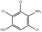 Phenol, 4-amino-2,3,5-trichloro- Struktur