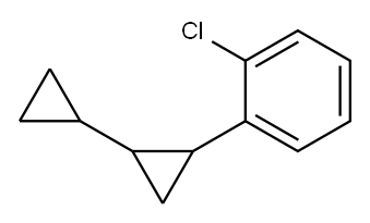 2-(2-chloro-phenyl)-bicyclopropyl Struktur