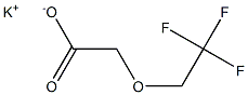 2-(2,2,2-三氟乙氧基)乙酸钾, 1007036-34-1, 结构式
