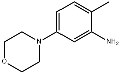 2-methyl-5-(morpholin-4-yl)aniline 化学構造式
