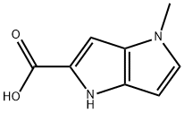 4-methyl-1H,4H-pyrrolo[3,2-b]pyrrole-2-carboxylic acid 结构式