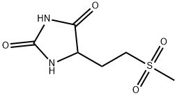 5-(2-甲磺酰基乙基)咪唑烷-2,4-二酮, 1008068-90-3, 结构式