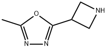 2-(azetidin-3-yl)-5-methyl-1,3,4-oxadiazole,1009368-04-0,结构式