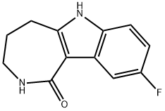 9-氟-1H,2H,3H,4H,5H,6H-氮杂[4,3-B]吲哚-1-酮,1009631-14-4,结构式