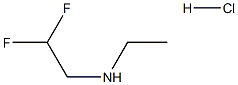 (2,2-二氟乙基)(乙基)胺盐酸盐 结构式