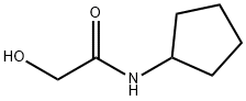 N-cyclopentyl-2-hydroxyacetamide Struktur