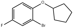 2-bromo-1-(cyclopentyloxy)-4-fluorobenzene Structure