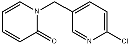 1-[(6-chloropyridin-3-yl)methyl]-1,2-dihydropyridin-2-one Structure