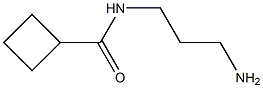 N-(3-aminopropyl)cyclobutanecarboxamide Struktur