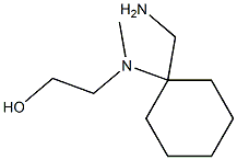 2-{[1-(氨基甲基)环己基](甲基)氨基}乙-1-醇 结构式