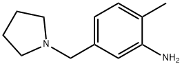 2-methyl-5-(pyrrolidin-1-ylmethyl)aniline Structure