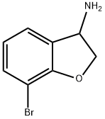 7-bromo-2,3-dihydro-1-benzofuran-3-amine Structure
