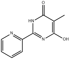 6-羟基-5-甲基-2-(吡啶-2-基)-3,4-二氢嘧啶-4-酮, 10198-75-1, 结构式