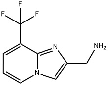 [8-(trifluoromethyl)imidazo[1,2-a]pyridin-2-yl]methanamine Structure