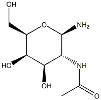 2-乙酰氨基-2-脱氧-Β-D-吡喃半乳糖胺,102039-79-2,结构式