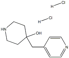 4-(pyridin-4-ylmethyl)piperidin-4-ol dihydrochloride Struktur