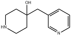 4-Piperidinol, 4-(3-pyridinylmethyl)- 结构式