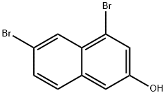 4,6-dibromonaphthalen-2-ol,102153-54-8,结构式