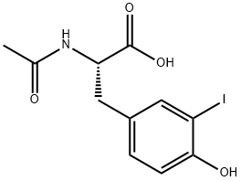 N-Acetyl-3-Iodo-L-Tyrosine Structure