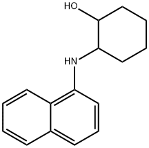 N-(2-羟基环己基)-1-萘胺 结构式