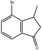 4-bromo-3-methyl-2,3-dihydro-1H-inden-1-one Structure