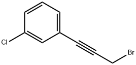 1-(3-溴丙-1-炔-1-基)-3-氯苯, 1026840-30-1, 结构式