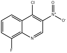 4-chloro-8-fluoro-3-nitroquinoline,1026861-70-0,结构式