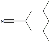 3,5-Dimethylcyclohexanecarbonitrile Structure