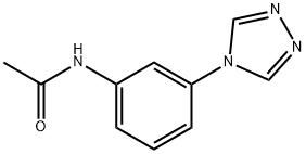 N-(3-(4H-1,2,4-triazol-4-yl)phenyl)acetamide, 1029769-35-4, 结构式
