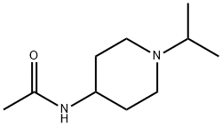 N-[1-(丙-2-基)哌啶-4-基]乙酰胺 结构式