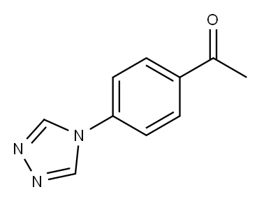 1-[4-(4H-1,2,4-triazol-4-yl)phenyl]ethan-1-one, 1030702-48-7, 结构式
