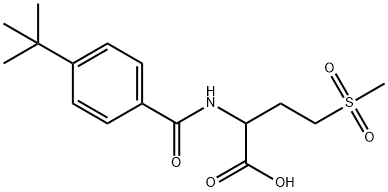 2-[(4-tert-butylphenyl)formamido]-4-methanesulfonylbutanoic acid Structure