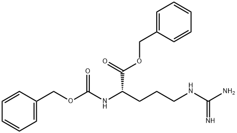 L-Arginine, N2-[(phenylmethoxy)carbonyl]-, phenylmethyl ester Struktur