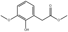 methyl 2-(2-hydroxy-3-methoxyphenyl)acetate 化学構造式