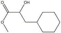 3-Cyclohexyl-2-hydroxypropionic acid methyl ester Struktur