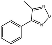 3-methyl-4-phenyl-1,2,5-oxadiazole Struktur