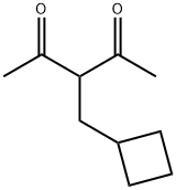 3-(Cyclobutylmethyl)-2,4-pentanedione Structure