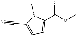 5-氰基-1-甲基-1H-吡咯-2-羧酸甲酯 结构式