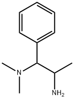 (2-氨基-1-苯基丙基)二甲基胺 结构式