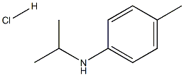 4-methyl-N-(propan-2-yl)aniline hydrochloride Struktur
