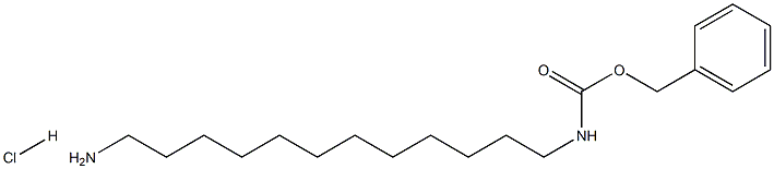 N-カルボベンゾキシ-1,12-ジアミノドデカン塩酸塩 化学構造式