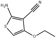 2-amino-4-ethoxythiophene-3-carbonitrile Struktur