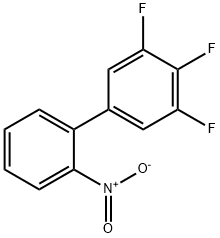 3',4',5'-trifluoro-2-nitrobiphenyl Structure