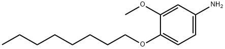 Benzenamine, 3-methoxy-4-(octyloxy)- Structure