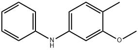 3-メトキシ-4-メチル-N-フェニルアニリン 化学構造式