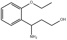 3-AMINO-3-(2-ETHOXYPHENYL)PROPAN-1-OL Struktur