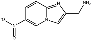 {6-nitroimidazo[1,2-a]pyridin-2-yl}methanamine Structure