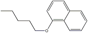1-naphthyl pentyl ether Structure
