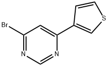 4-Bromo-6-(3-thienyl)pyrimidine Struktur