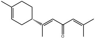 2,5-Heptadien-4-one, 2-methyl-6-[(1S)-4-methyl-3-cyclohexen-1-yl]-, (5E)-,108645-54-1,结构式